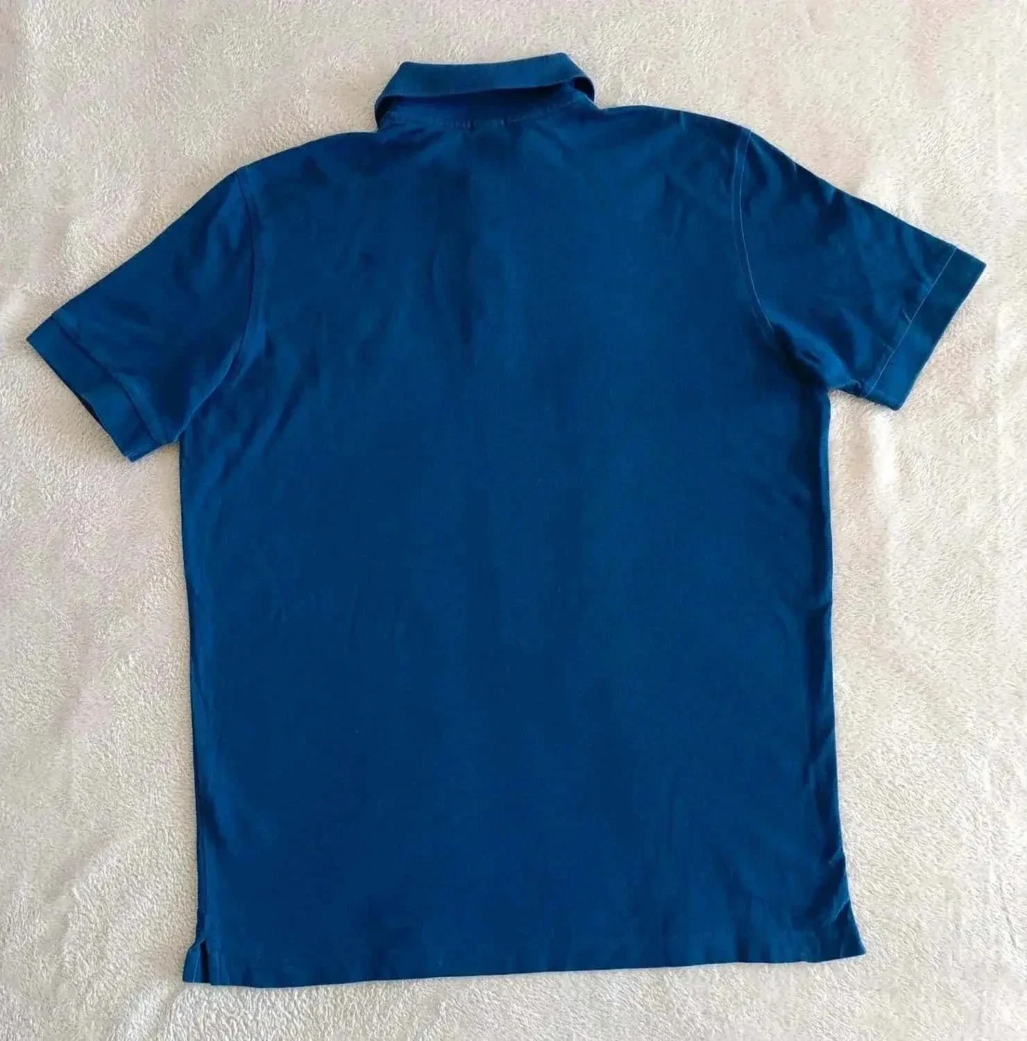 Hugo Boss blue Polo with embroidered Logo Size S – photo 3